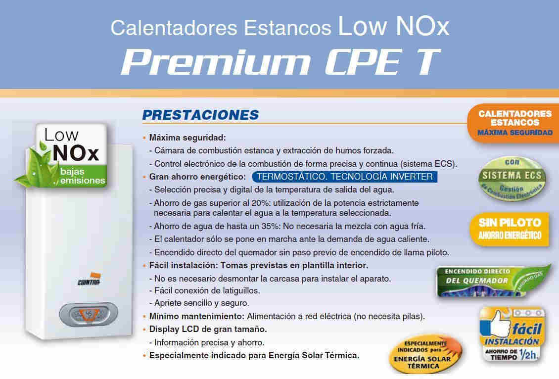 Precios Calentadores Cointra Premium CPE 7 T
